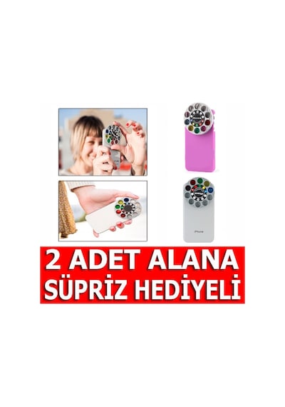 Apple Uyumlu iPhone 5 Kamera Lensi Çok Lensli Kılıf Mercek Kapak Makro Lens