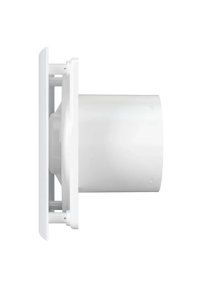 Ayas Quadro 4C Klapeli Dekoratif Banyo Fanı 10 CM Beyaz