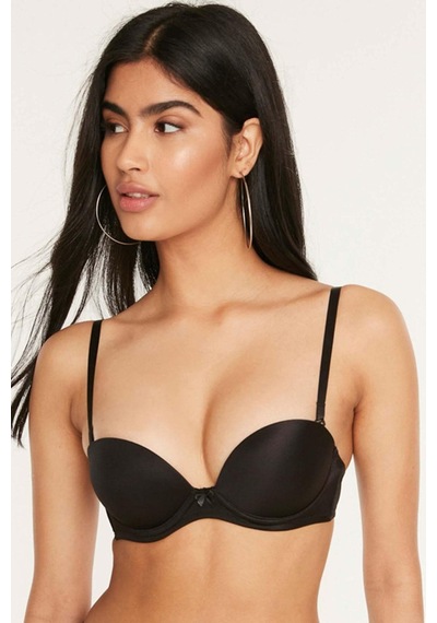 Kompedan Çift Destekli Basic Sütyen New Bra 7040-siyah Siyah