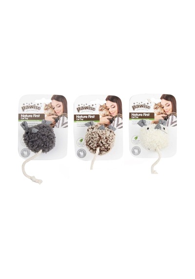 Muratech Pawise Simple Cat Peluş Oyuncak Sesli Fare
