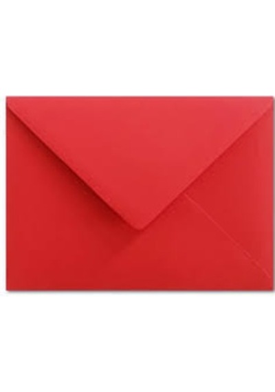 Oyal Davetiye Zarfı 13x18 Kırmızı 80gr 25'li