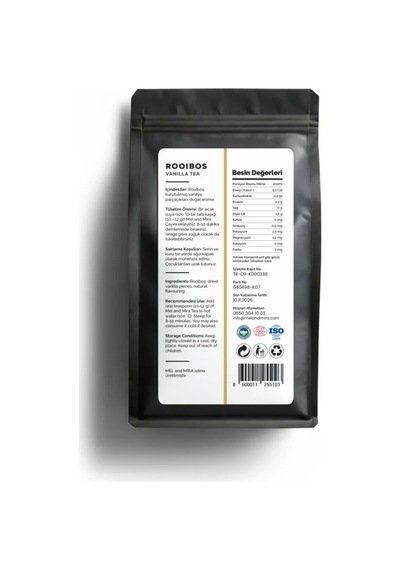 Premium Vanilyalı Rooibos Çayı 50g, Rooibos Tea