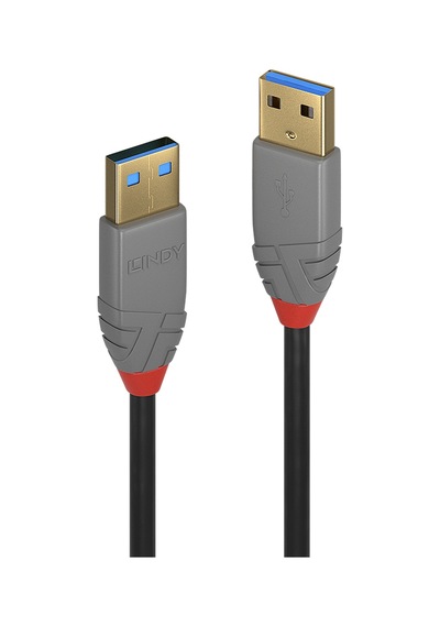 Lindy Lın-36754 5 Mt Usb 3.2 A To Usb 3.2 A 5gbps Anthra Lien Usb Kablosu