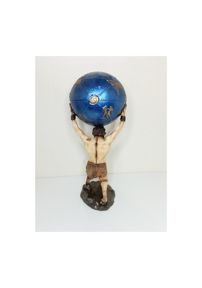 Dekoratif Aksesuar Atlas Obje El Boyama Mavi - 566991105