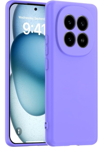 Xiaomi Redmi Note 15 Pro Plus 5g İle Uyumlu Kılıf Esnek Premium Yumuşak Silikon Telefon Kılıfı Kapak Lila