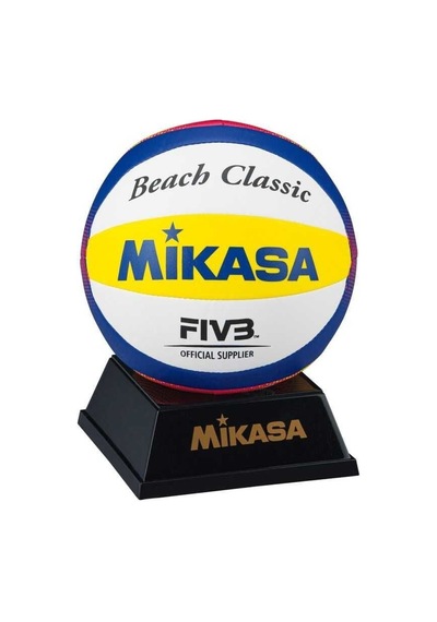 Mikasa Sentetik Deri Mini Plaj Voleybol Topu Bv1.550c Sarı - Mavi