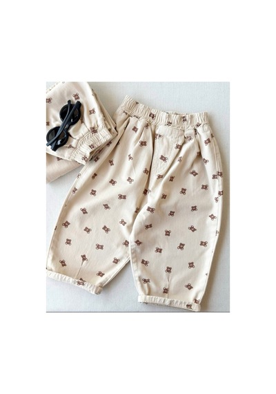 Laciel Prs Bear Balloon Pantolon Krem Krem