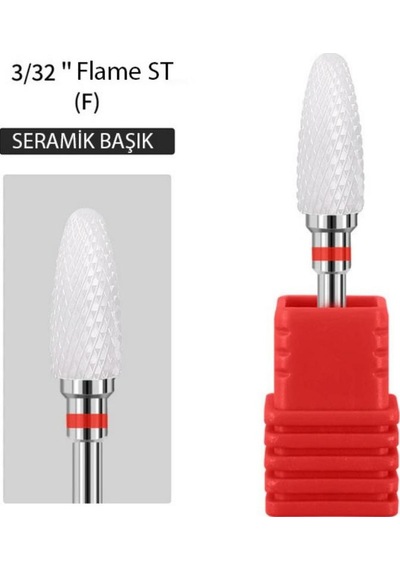Misyul Seramik Freze Ucu Kırmızı Mıs-1350a