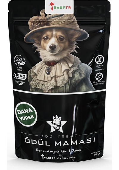 Dana Yürek Atıştırmalık Ödül Maması 80 Gr-101