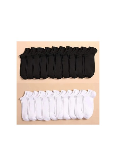 Worthy Socks 16 Çift Kısa Patik Bilek Çorap 16'lı Paket Çok Renkli