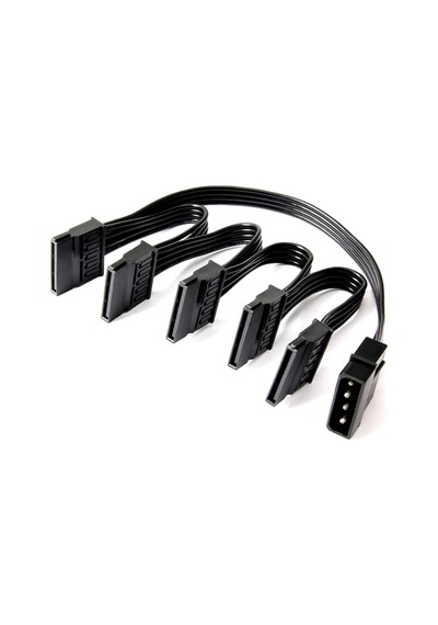 Hdd/Ssd Için 4Pin Ide Molex To 5 X 15Pin Sata Güç Kablosu