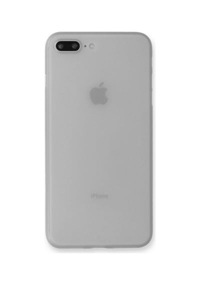 Apple iPhone Uyumlu  7 Plus Kılıf Pp Ultra İnce Kapak -  Beyaz