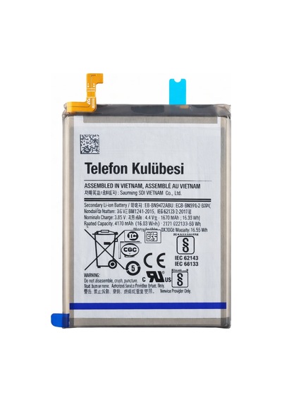 Samsung Note 10 Plus Uyumlu Batarya Pil Eb-bn972abu