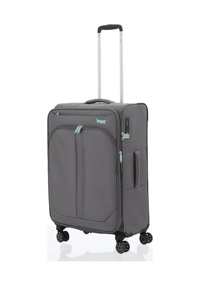 Baggaj V2411 Super Lıght Valiz Black Set Grey