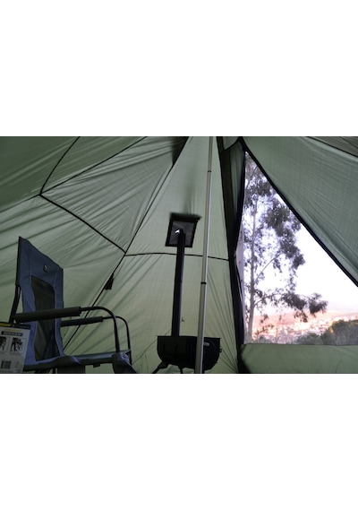 Bushlove Mega Xl Hot Tent Teepee Soba Çıkışlı Çadır V2 Haki