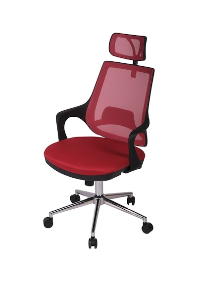 Ofisbazaar Buya Fileli Ofis Koltuğu Ergonomik Ve Modern Tasarım Kırmızı Kırmızı