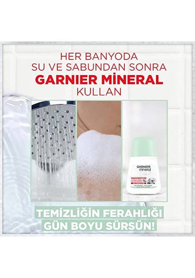 Garnier 3'lü Mineral Magnezyum Ultra Kuru Roll-on Deodorant Seti
