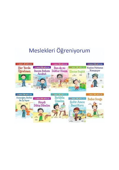 Meslekleri Öğreniyorum / 10 Kitap