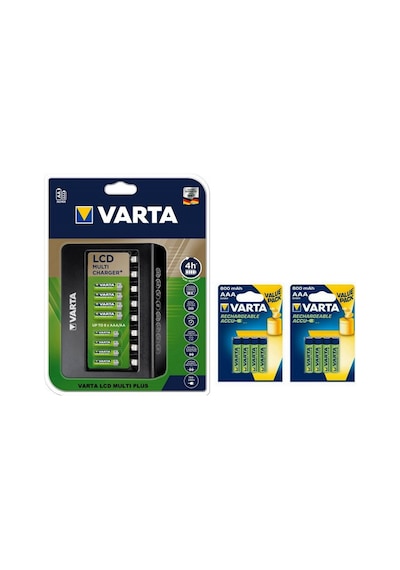 Varta Multi Plus 8Li Şarj Cihazı 8*800 Mah Aaa Şarjlı Pil