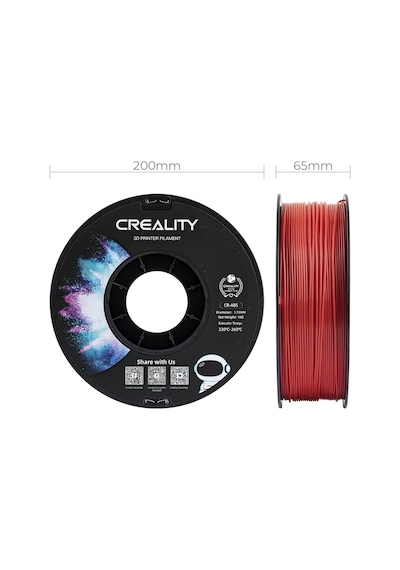Creality Cr-abs Kırmızı Filament 1.75mm 1000gr
