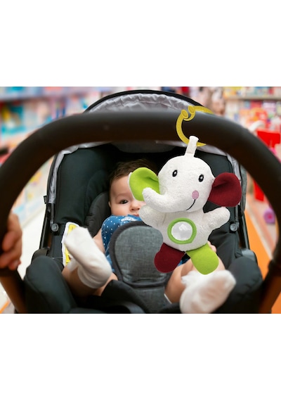 Babyjem Sevimli Arkadaşım Titreşimli Aynalı Fil Çıngırak