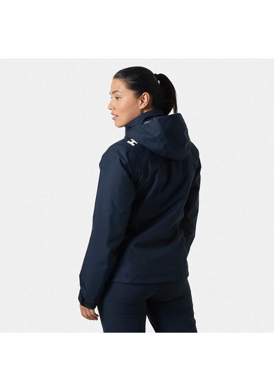 Helly Hansen Crew Hooded Midlayer 2.0 Kadın Lacivert Kapüşonlu Mont Lacivert