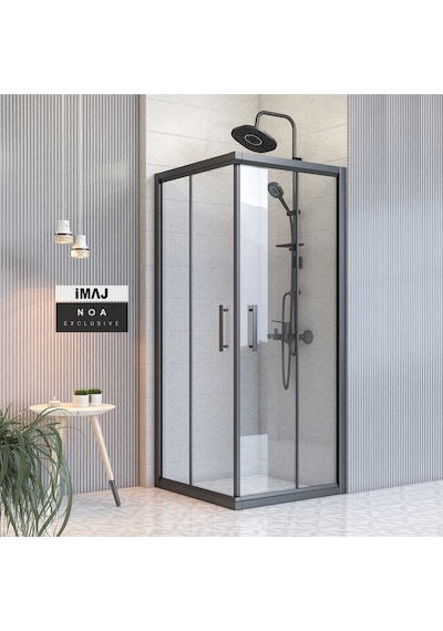 İmaj Banyo Noa Kare Duşakabin Siyah