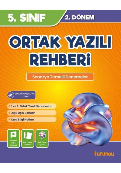 5. Sınıf Ortak Yazılı Rehberi 2.dönem