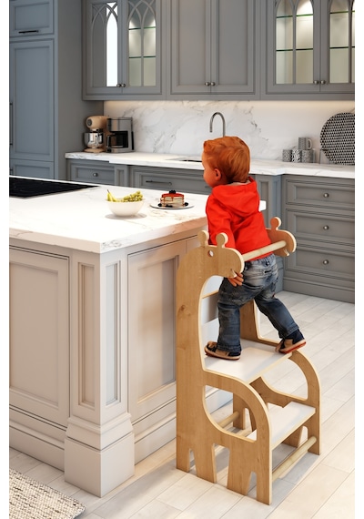 Zürafa Montessori Ahşap Öğrenme Kulesi - 743293242 Diğer Zürafa Montessori Ahşap Öğrenme Kulesi - 743293242 Diğer