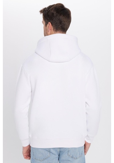 Tudors Unisex Oversize Geniş Kesim Pamuklu Yumuşak Dokulu İçi Polarlı Baskılı Beyaz Kapüşonlu Sweatshirt-32507 Beyaz Tudors Unisex Oversize Geniş Kesim Pamuklu Yumuşak Dokulu İçi Polarlı Baskılı Beyaz Kapüşonlu Sweatshirt-32507 Beyaz