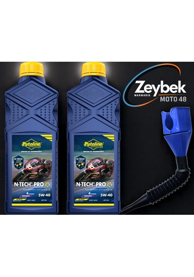2 Adet N-tech Pro R+ Tam Sentetik 4 Zamanlı 5w40 Motosiklet Yağı