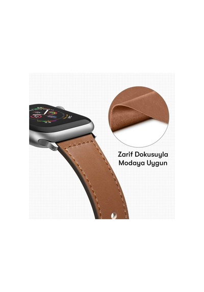 Watch 42mm Kr415 Luaz Deri Kordon - Kahverengi Diğer