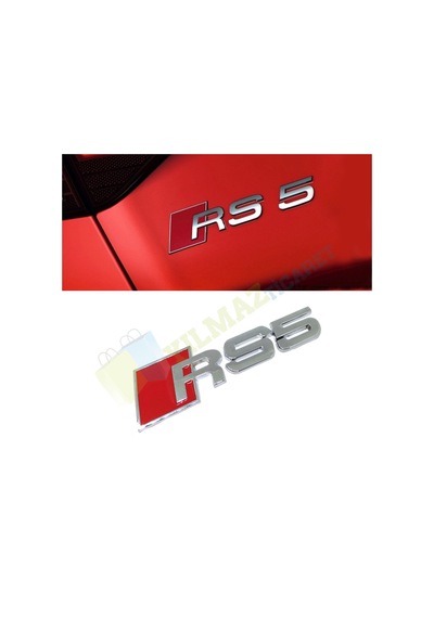 Audi Rs3 Rs4 Rs5 Rs6 Rs8 Metal Logo Arka Bagaj Arma Amblem