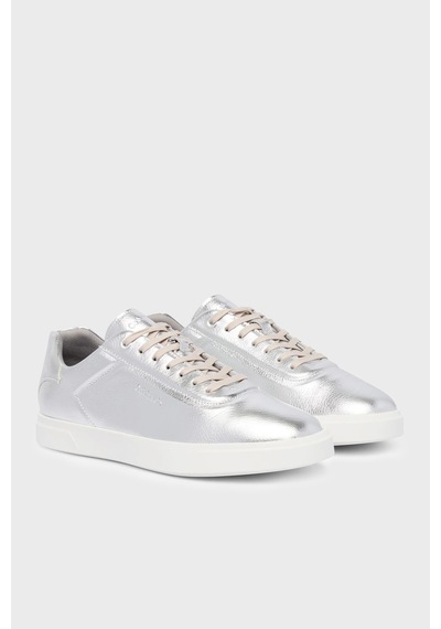 Calvin Klein Deri Logolu Sneaker Ayakkabı Hw0hw03289pe6 Bayan Ayakkabı Hw0hw03289 Pe6 Gri