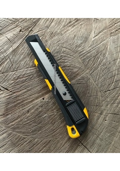 Dekor Pro Döküm Lüx Maket Bıçağı Falçata Metal Büyük Maket Bıçağı 18mm
