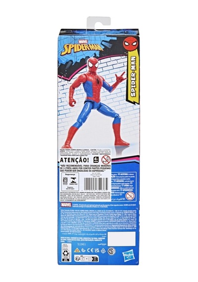 Hasbro G2715 Spider-man Red Blue Classic Titan Spiderman