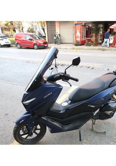 Motocam Arora Max T Easy 125 Ön Cam 2022-2026 Model 65cm Siyah Renkli 4mm Orta Boylu