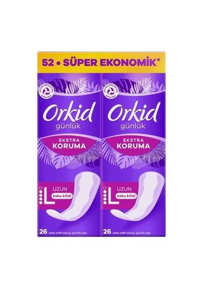 Günlük Ped Extra Koruma 52 Adet Uzun