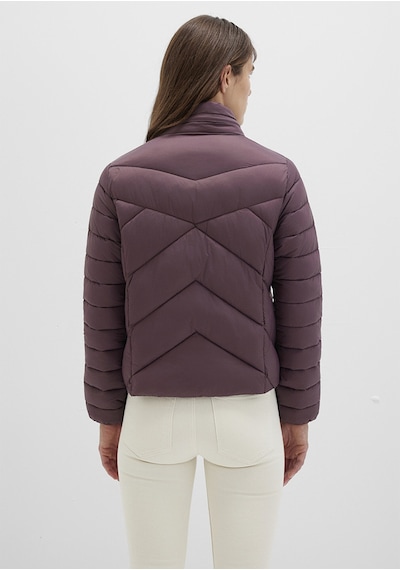 Mavi - Dik Yaka Bordo Şişme Mont 110698-70260 Bordo