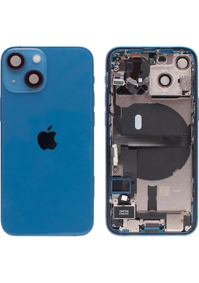 Apple Uyumlu iPhone 13 Mini Mavi Kasa Dolu