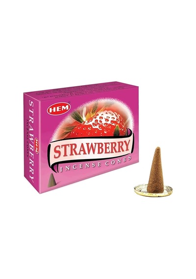 Strawberry Cones Çilek Konik Tütsü 10'lu