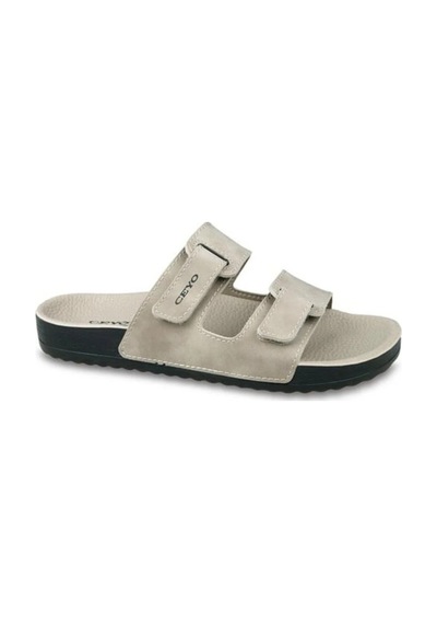 Ceyo Unisex Anatomik Günlük Rahat Tokalı Terlik Bahama-16 Camel