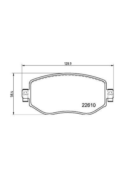 Hattat-hema 3032455 Ön Balata Megane Iv 1.2 Tce-1.5 Dcı 16 18.3x129x58.4 Wva22610 Kmpny 15