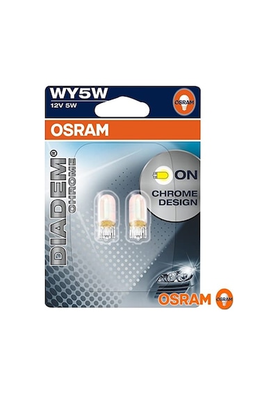 Osram 12V Dipsiz Ampul T10 5W Turuncu Diadem Krom 2 Ad N11.4