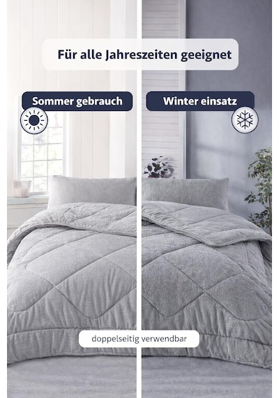 Yumuşak Tek Kişilik Renkli Yorgan-wellsoft-çift Taraflı 155x215 Gri, Ely Parker Çok Renkli