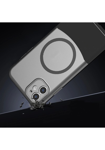Apple Uyumlu iPhone 11 Kılıf M-safe Şarj Özellikli Mıknatıslı Redclick Duble Kapak