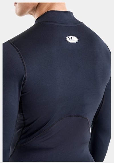 Under Armour Erkek HeatgearArmour Mock Uzun Kollu 1369606-001 Siyah - Beyaz