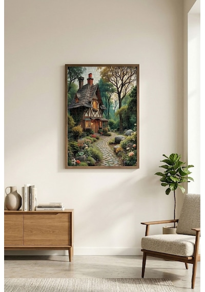 Nova Puzzle 1000 Parça Puzzle - Huzurlu Orman Evi - 41198