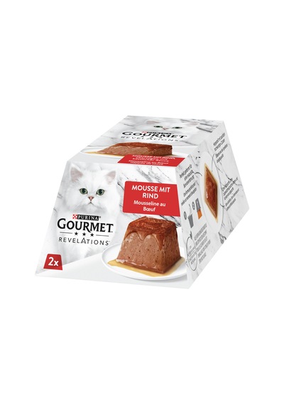 Gourmet Revelations Sığır Etli Kedi Yaş Maması 2x57gr - Kedi Pastası