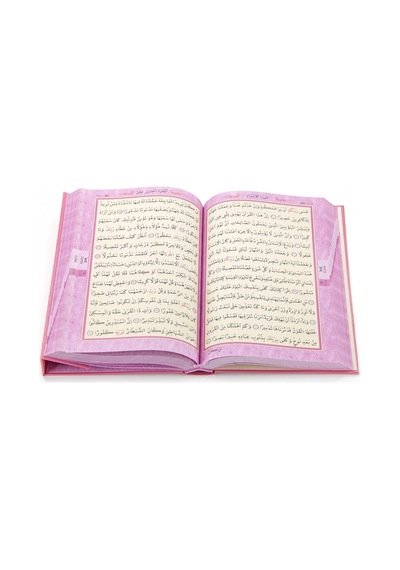 Ayfa Pembe Renkli Orta Boy Kuranı Kerim / Ayfa123P